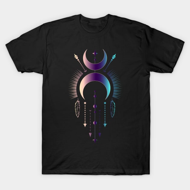 Moon Dreamcatcher T-Shirt by Cordata